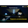Фонарь NITECORE LR12 Black Magnetic, 1000 лм 17412